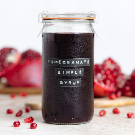 Pomegranate Simple Syrup