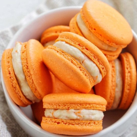 Carrot Cake Macarons