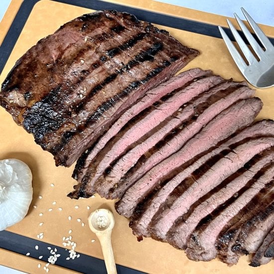 Grilled Teriyaki Flank Steak