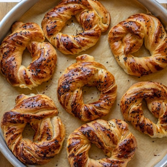Turkish Soft Bread Rings