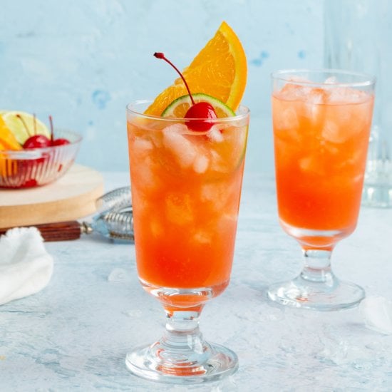 Bourbon Street Hurricane Cocktail