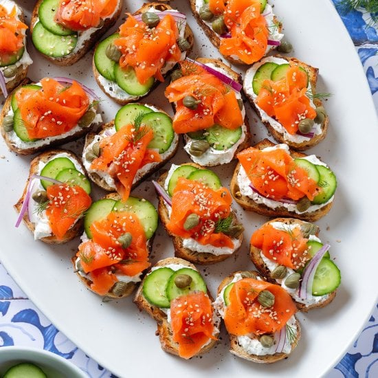 Smoked Salmon Crostini