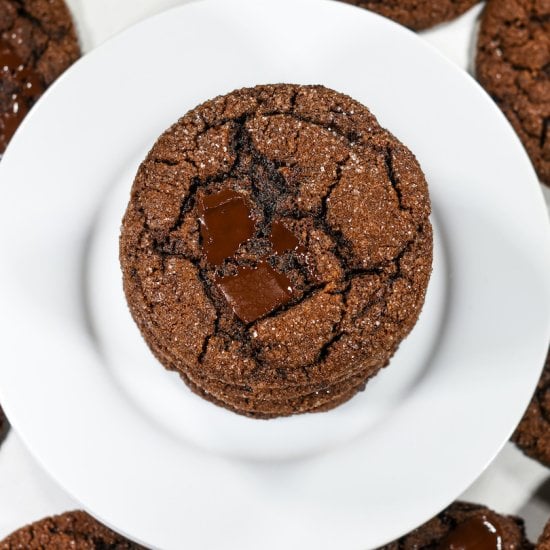 Chocolate Molasses Cookies