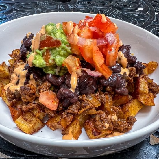 Ground Beef and Potato Taco Bowl