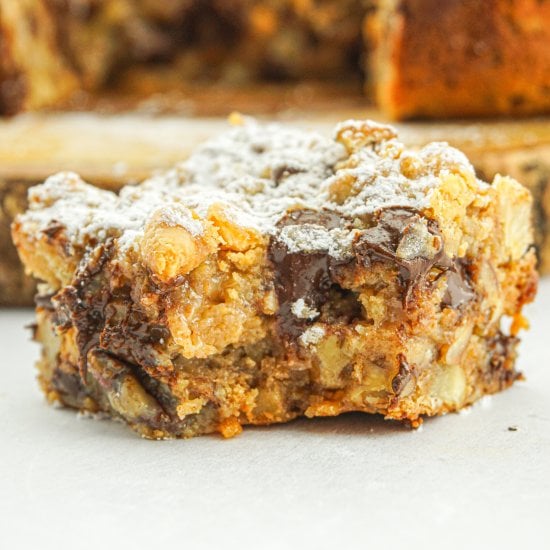 Graham Cracker Pecan Cookie Bars