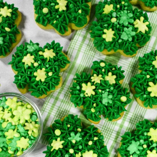 St. Patrick’s Day Shamrock Cookies