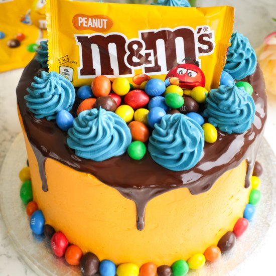 Peanut M&M Cake