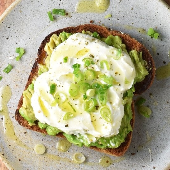 Avocado Whipped Feta Toast