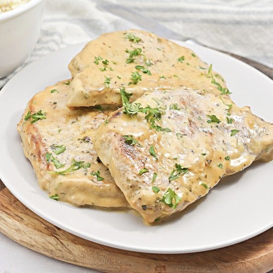 Creamy Keto Ranch Pork Chops