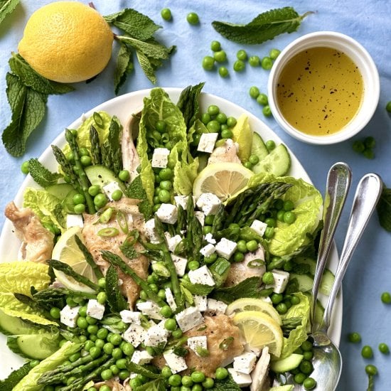 Spring Salad with Chicken and Lemon