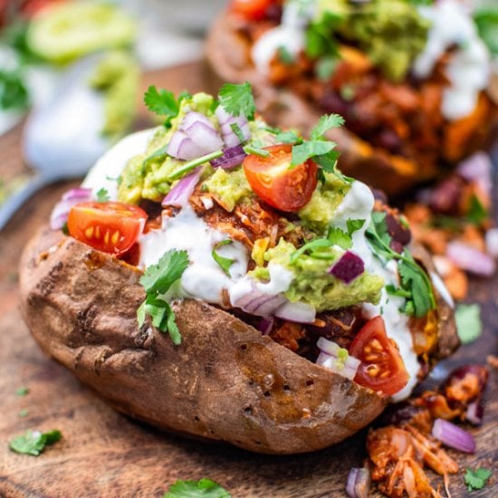 Air-Fryer Baked Sweet Potatoes
