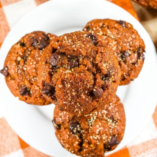 Chocolate Chip Pumpkin Muffins