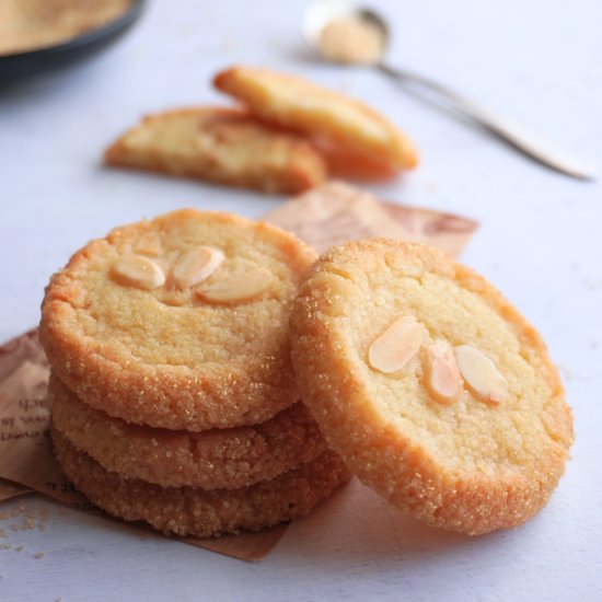 Marzipan Butter Cookies (Egg-Free)