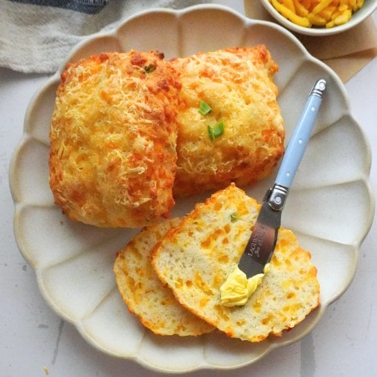 Yogurt Cheese Scones – No Eggs