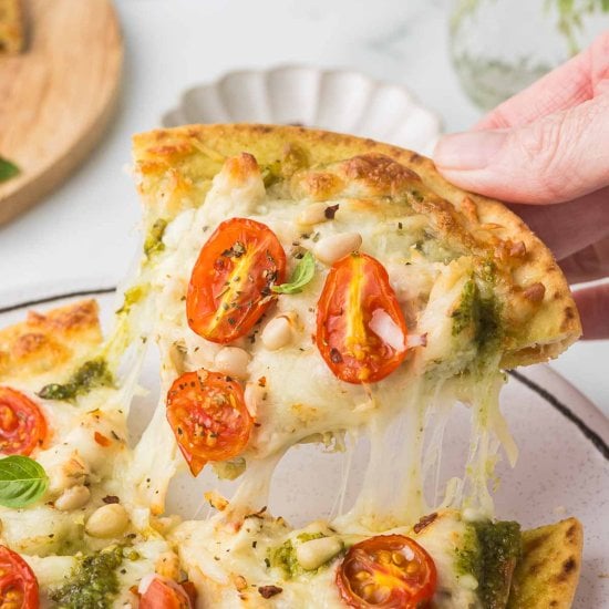Pesto Chicken Flatbread