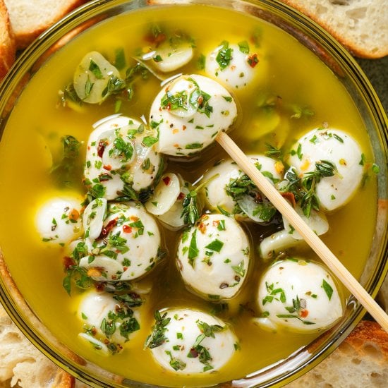 Marinated Mozzarella Balls