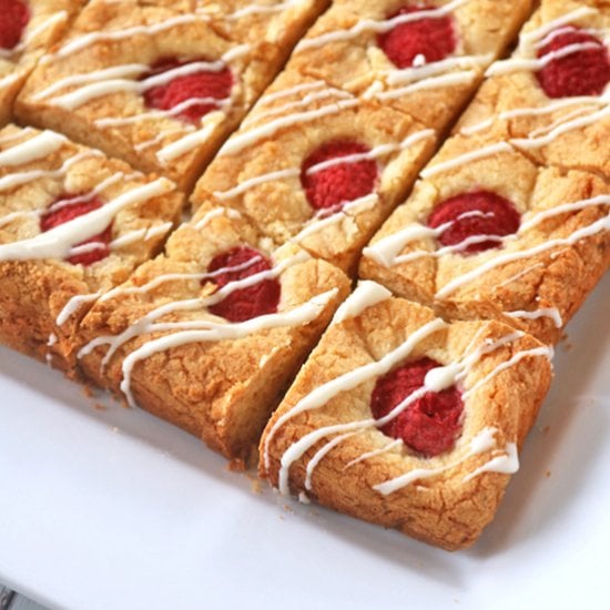 White Chocolate Raspberry Bars