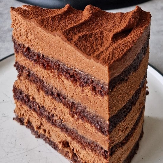 Chocolate Mango Cake (GF/Vegan)