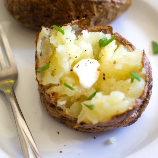 Crispiest Air Fryer Baked Potato