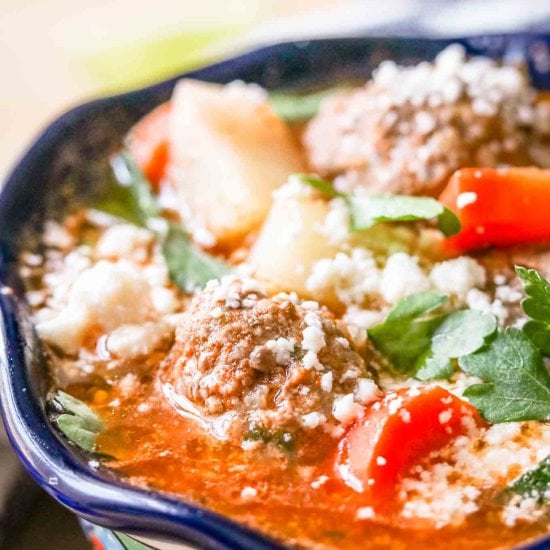 Mexican Albondigas Soup