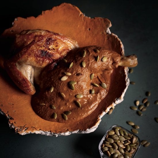 Brined Chicken with Pumpkin Mole
