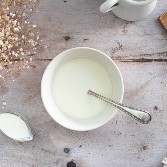 Homemade Buttermilk Substitute