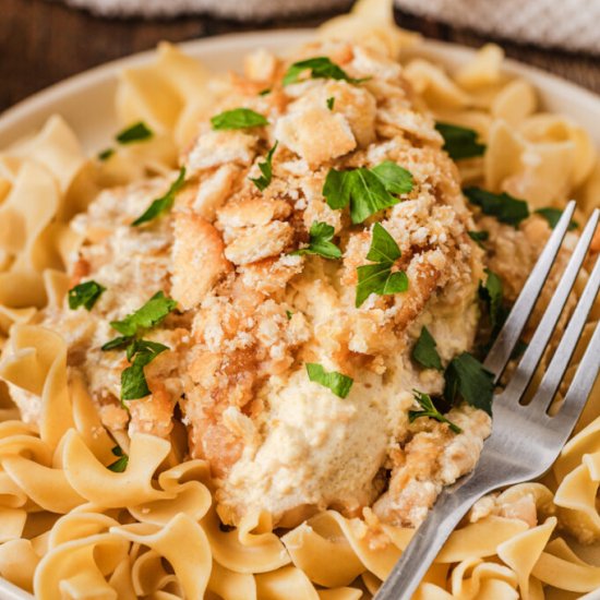 Slow Cooker Ritz Chicken