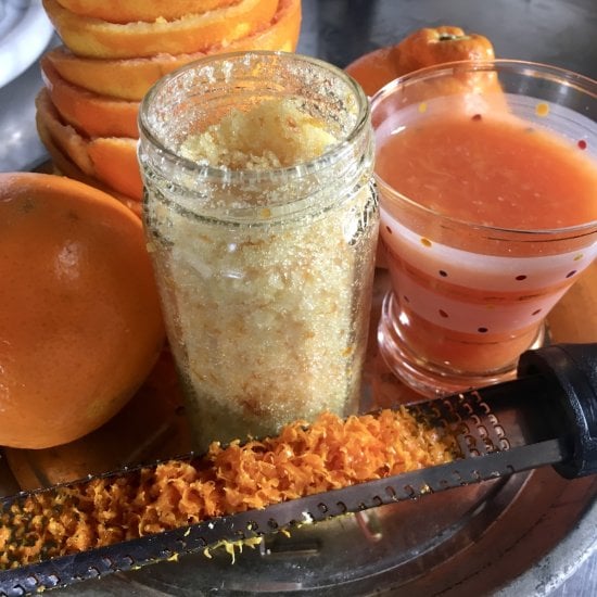 Orange Sugar Recipe (Blood Oranges)