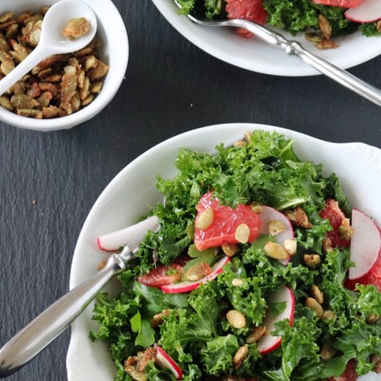 Kale Salad with Candied Pepitas