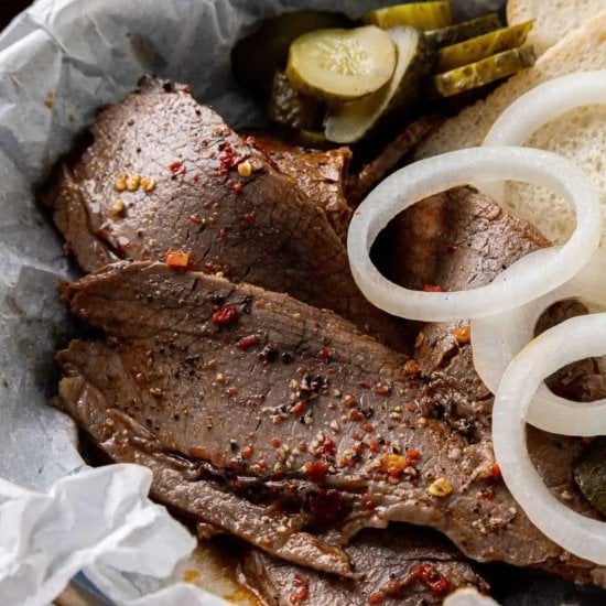 Beer Braised Beef Brisket