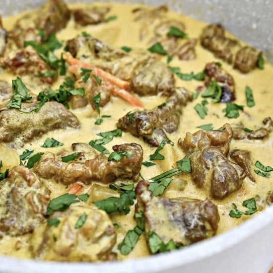 Low Carb Coconut Curry Beef Stew