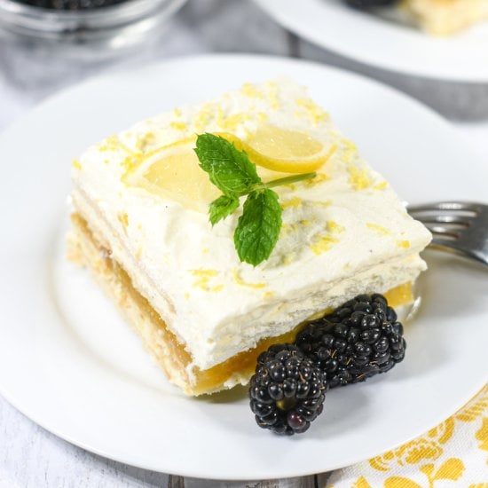 Lemon Icebox Cake