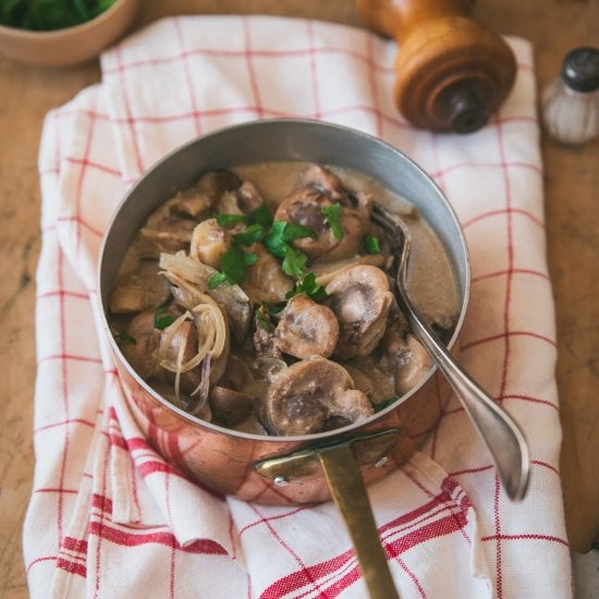 Veal Kidney with Madeira Sauce