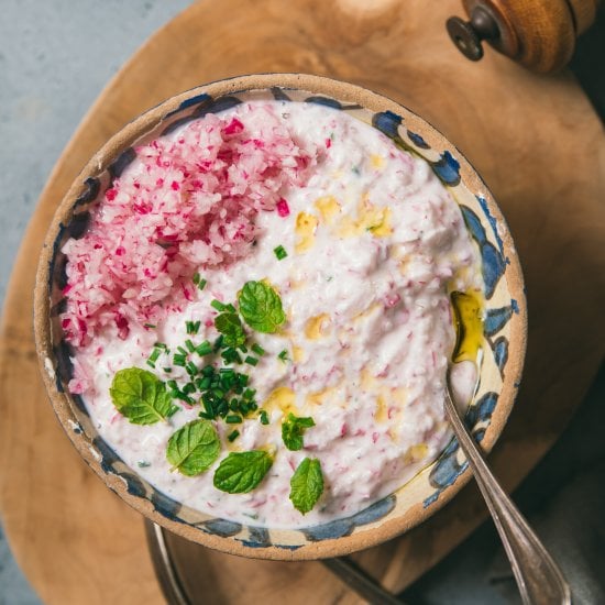 Radish Tzatziki Recipe
