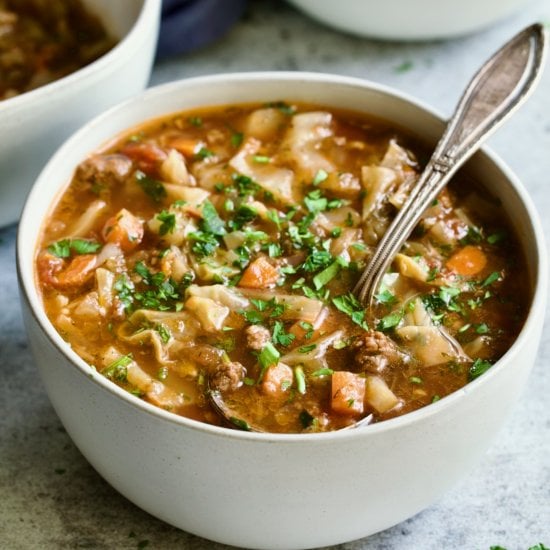 Beef Cabbage Soup
