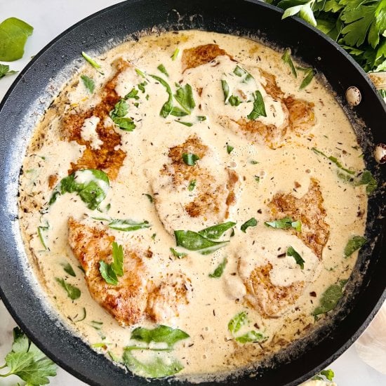 Creamy Dijon Pork Chops
