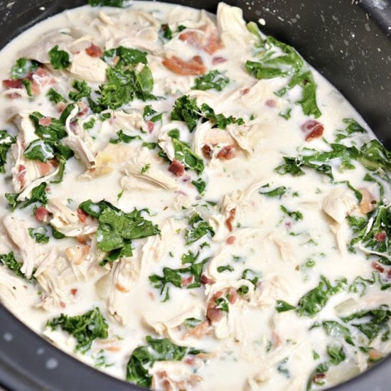 Keto Crockpot Chicken Chili