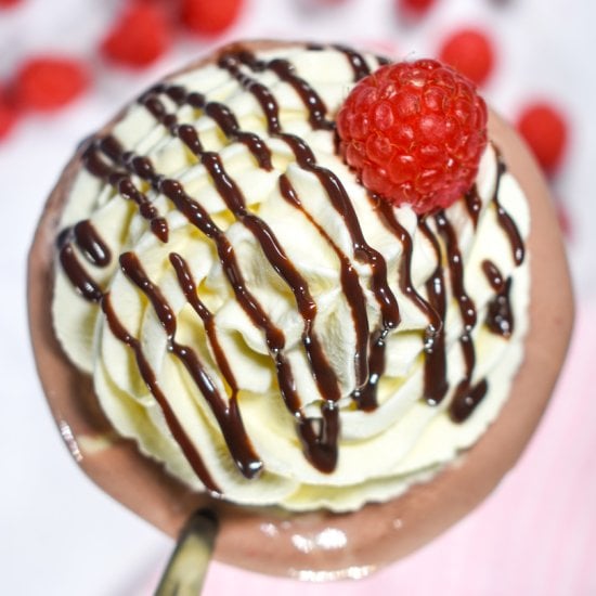 Chocolate Raspberry Milkshake