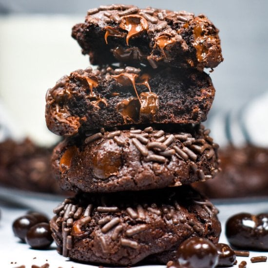 Dark Chocolate Espresso Cookies