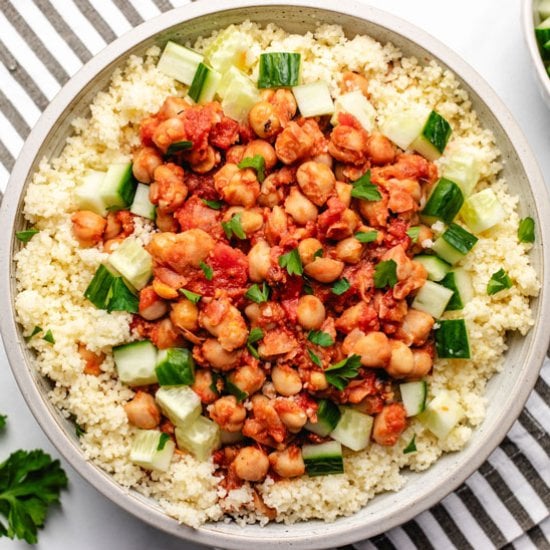 Spiced Chickpea Couscous Bowl