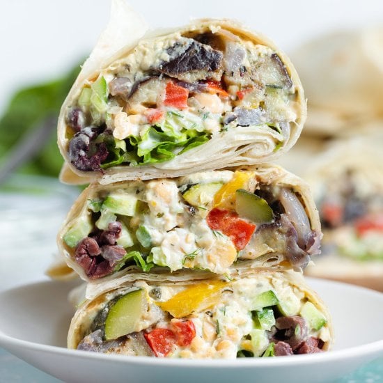 Mediterranean Veggie Wrap