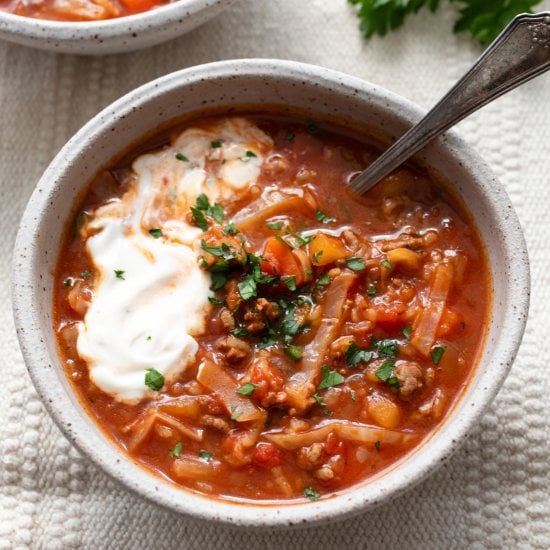 Cabbage Roll Soup