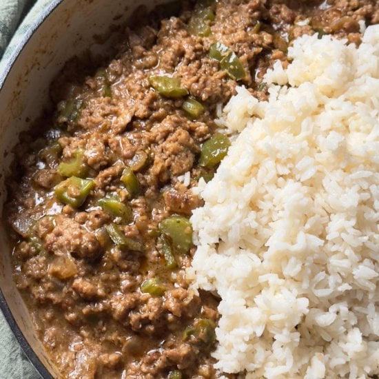Vegan Cajun Dirty Rice