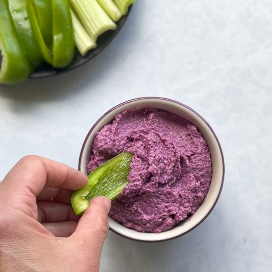 Purple Cauliflower Dip - Foodgawker - Feed Your Eyes