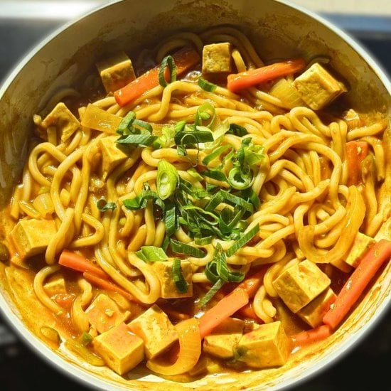 Stir-Fried Curry Udon Recipe