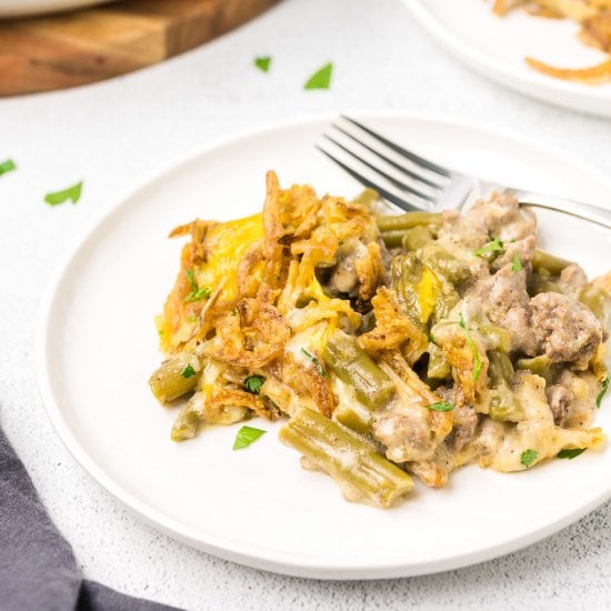 Hamburger Green Bean Casserole