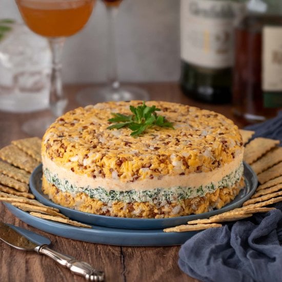 Layered Cheddar Cheese Appetizer