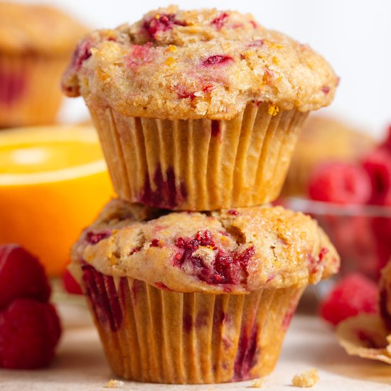 Orange Raspberry Muffins