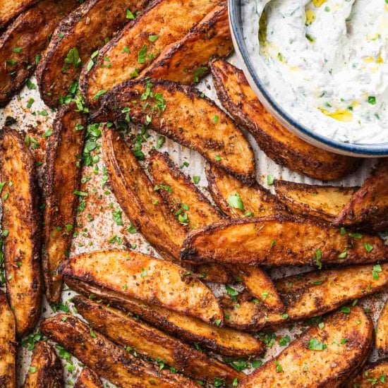 Mediterranean Potato Wedges