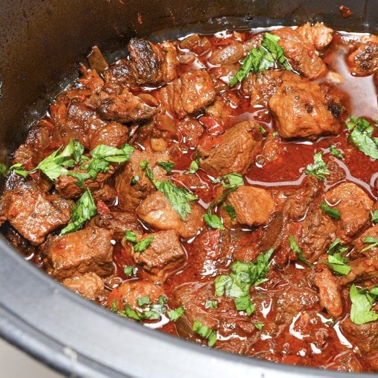 Keto Slow Cooker Chile Colorado